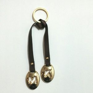 Michael  Kors Leather  Keychain